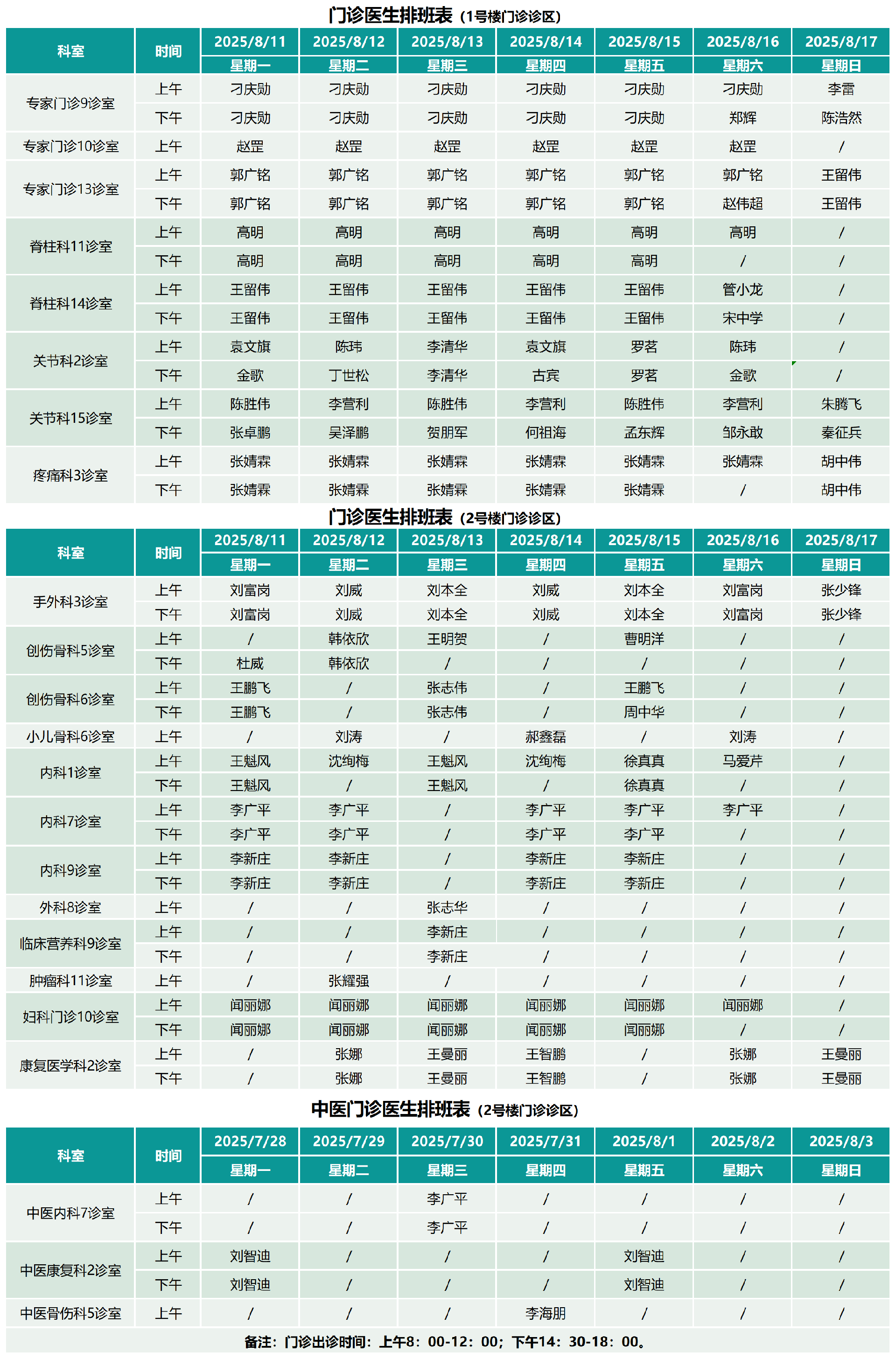 最新2025年門診醫(yī)生排班表8.11-8.17.xlsx1_轉(zhuǎn)自XLT_Sheet1.png